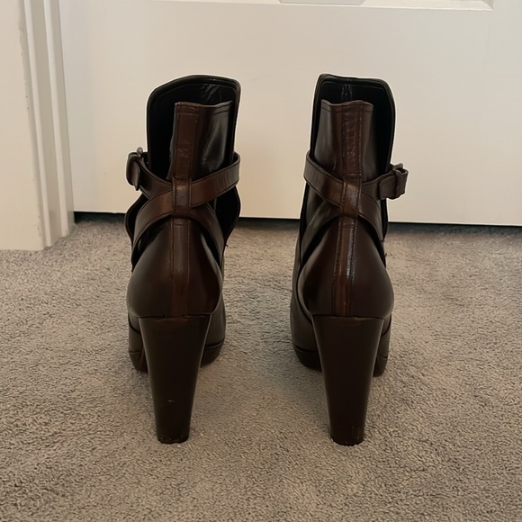 Miu Miu Leather Ankle Boots IT 39 US 9 - Picture 4 of 9